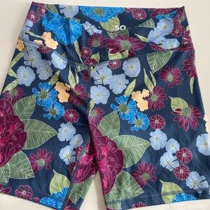 SO Navy Floral Shorts
